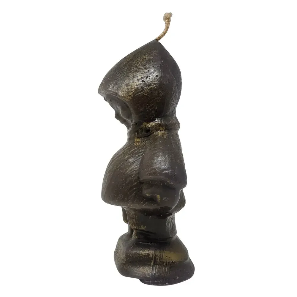 Vintage Peg's Totem Candles Sitka Alaska Hooded Child Folk Art Candle Figure